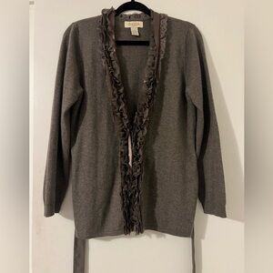 Cashmere Peck and Peck cashmere wool blend cardigan size L (SW110)